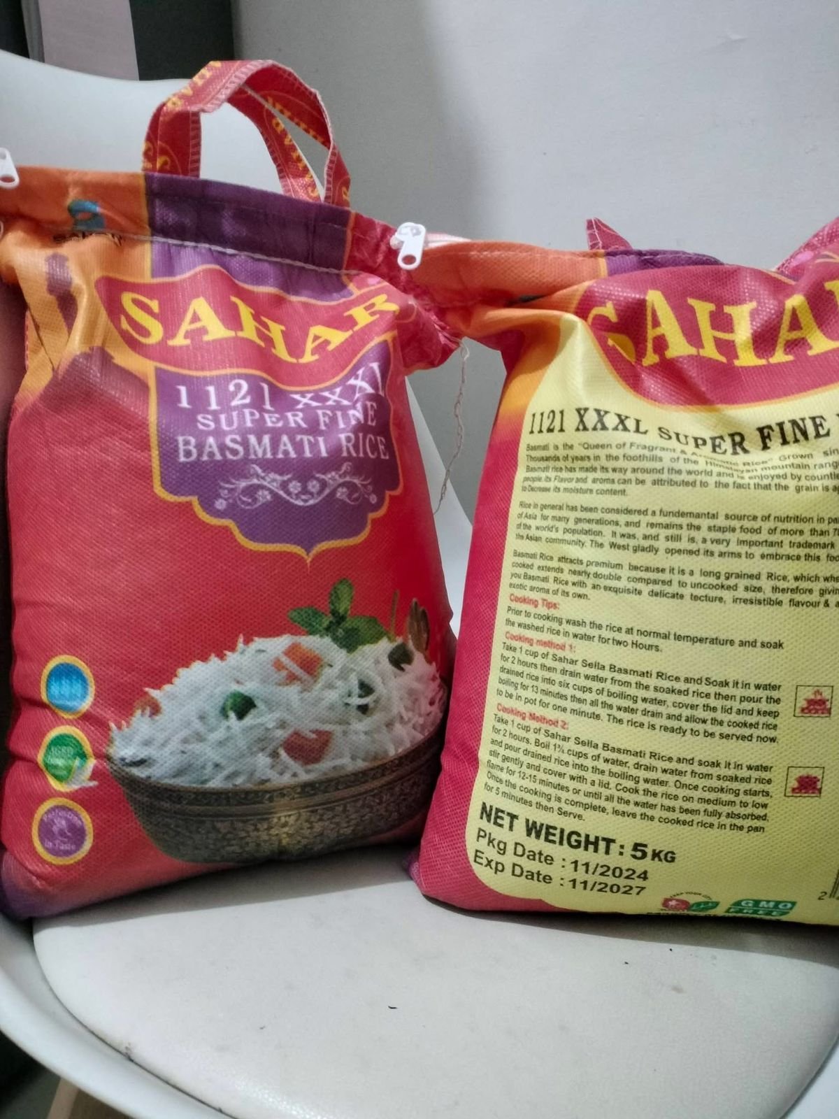 Basmati Steam Rice - Silver Food GmbH Germany Grains & Rice