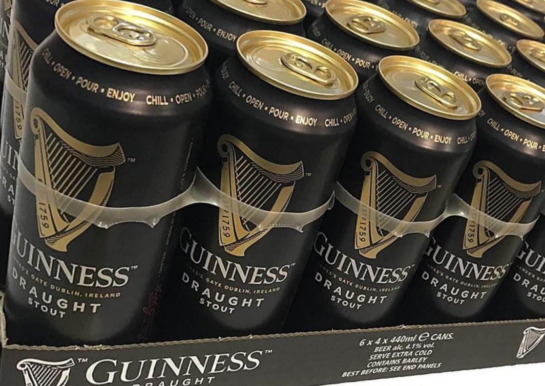 Guinness Beer – Pallets - Silver Food GmbH Germany Beverages